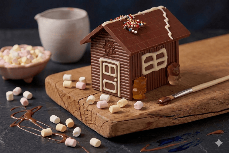 SweetBuild 3D chocolate house